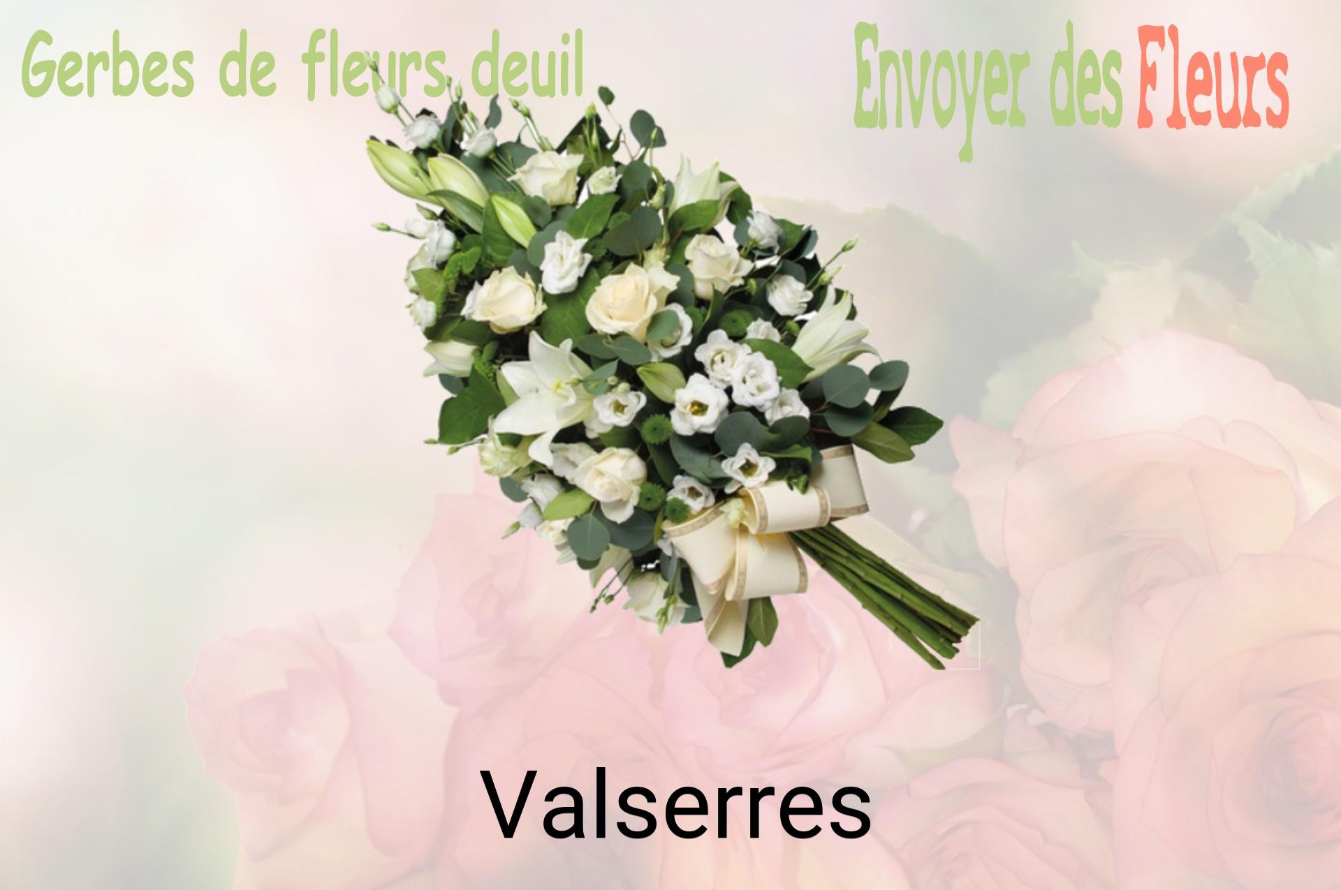 Gerbe de fleurs de deuil livrée à Valserres